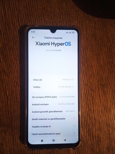 Apple iPhone: Poco C75, 256 GB, rəng - Qara