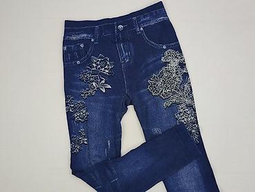 chabrowa bluzki: Legginsy Eleganckie damskie, rozmiar S — 1