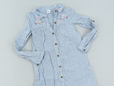 Shirts: Shirt 5-6 years, condition - Good, pattern - Striped, color - Light blue