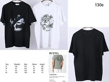 Majice: Men's T-shirt Stone Island, bоја - Svetloplava — 10