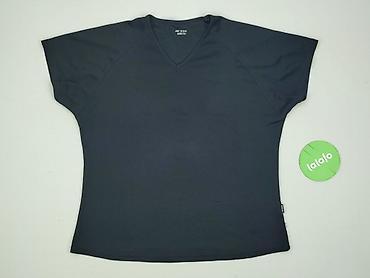czarne dresy: T-shirt damski, rozmiar XL — 2