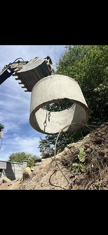 Железобетонные (ЖБИ) кольца для септика: Железобетонное (ЖБИ) кольцо для септика Размер: 110 x 90 x 7 см, Платная установка, В розницу — 14