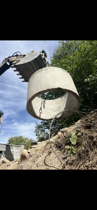 Железобетонные (ЖБИ) кольца для септика: Железобетонное (ЖБИ) кольцо для септика Размер: 150 x 90 x 9 см, Платная установка, В розницу — 7