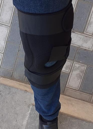 Bandajlar, korsetlər, korrektorlar: Diz üçün karset. Yanlarında dəmir var. Hər kəs istifadə edə bilər. Hər — 2