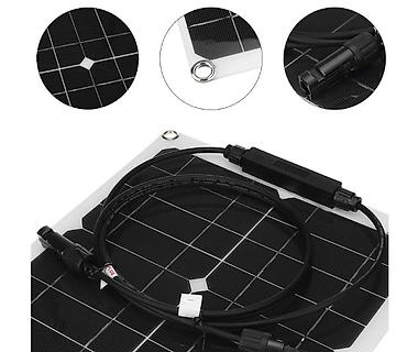 Солнечные электростанции: Солнечная панель с ШИМ‑контроллером заряда Комплект для — 3