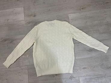 джинсы бу мужские: Polo Ralph Lauren — вязаный джемпер с косами - Модель: классический — 4