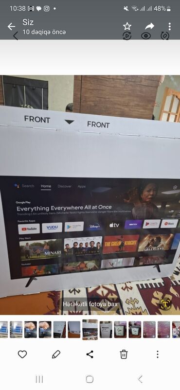 tilvizorlar 2 el: Yeni Televizor Samsung 80" çox Ünvandan götürmə