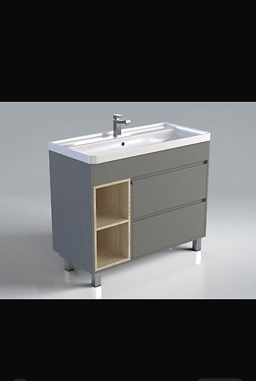 Тумбы для ванны: Тумба для ванны, С раковиной, Другой материал — 9