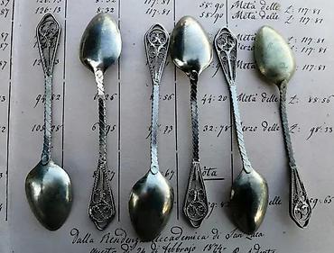 Kompleti posuđa: Filigranske vintage kašičice kompet. Filigranske vintage kašičice — 2