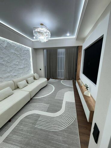 недвижимость в бишкеке продажа квартир: 2 бөлмө, 55 кв. м, Элитка, 5 кабат, Дизайнердик ремонт