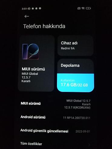 монитор для пк: Redmi 9A, 32 ГБ, цвет - Голубой, Отпечаток пальца — 6