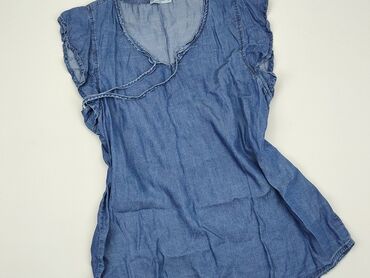 niebieska bluzki hiszpanki: Блуза жіноча, Tom Rose, XL, стан - Дуже гарний