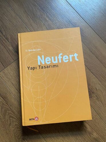Учебная литература: Neufert yapı tasarım kitabı. Original kitabdır istifadə olunmayıb