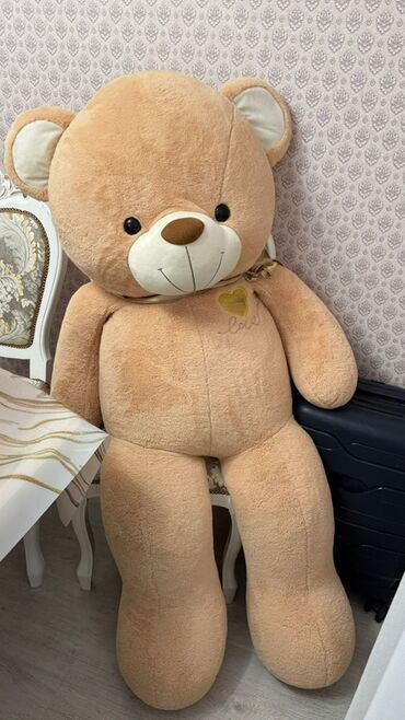 поздравления мишка: Большой плюшевый медведь - Размер: гигантский, почти с рост человека