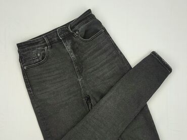 stradivarius spodnie czarne z wysokim stanem: Stradivarius, Jeans for women, size M