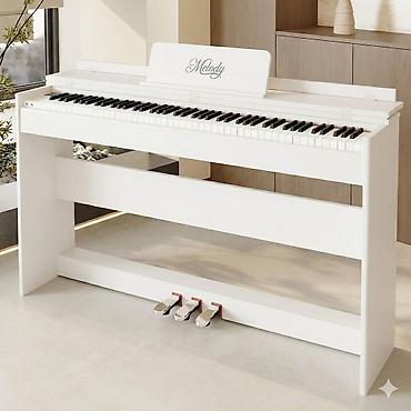pulsuz uce: Melody Elektron Piano. Model 8812. Oturacaq, Qulaqcıq üzərində — 1
