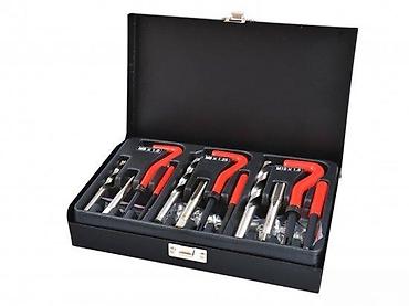 mini abrihter: Set za reparaciju navoja – Helicoil tip, u metalnoj kutiji - — 5