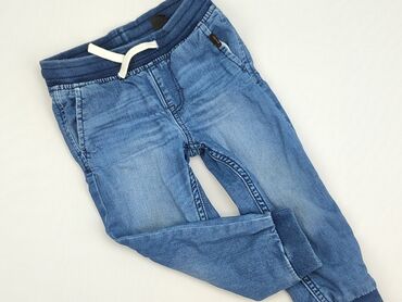 sprany jeans: Spodnie jeansowe, H&M, 2-3 lat, 98, stan - Dobry