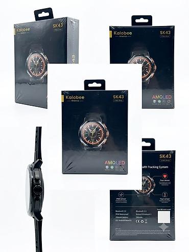 Акылдуу сааттар: Умные часы Kalobee SK43 (AMOLED) - Дисплей: AMOLED, крупный экран с — 2