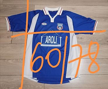 Sport i hobi: Plavi fudbalski dres FK Borac Ostružnica, broj 20. - Model: kratki — 1