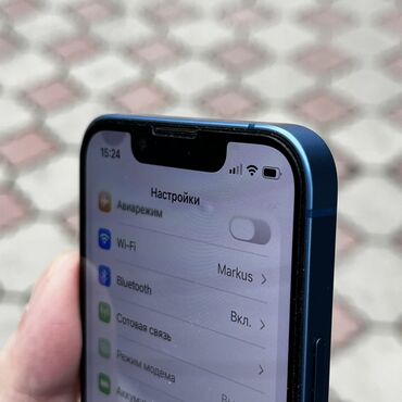 Apple iPhone: IPhone 13 mini, Б/у, 128 ГБ, Синий, 70 % — 12