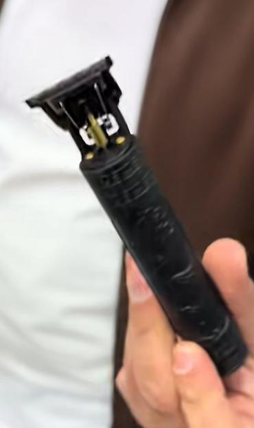 завивка волос: Professional saç konturu və bığ/saxqal üçün elektrikli trimmer - — 4