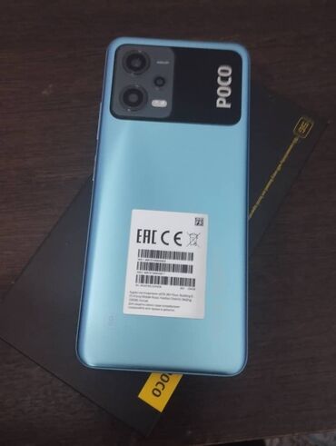 телефон mi 9: Poco X5 5G, Б/у, 256 ГБ, цвет - Голубой, 2 SIM