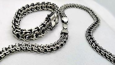 Серебряные цепочки: Делаем на Заказ серебряные Цепи И Браслеты Ручная работа Серебро at lalafo.kg — 4 Серебряные цепочки: Делаем на Заказ серебряные Цепи И Браслеты Ручная работа Серебро — 4