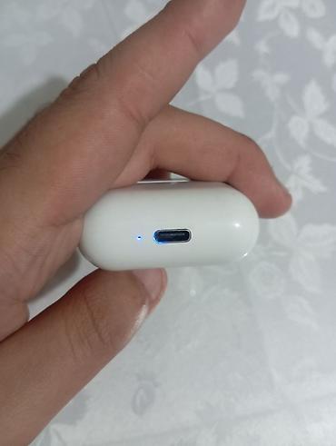 iphone 11 en ucuz: İşlənmiş Simsiz (Bluetooth) Qulaqcıqlar, Apple, rəng - Ağ — 2