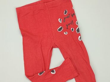 legginsy eko skora: Leggings, 12-18 months, condition - Good