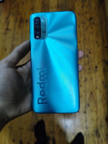 ikinci el telefon satış: Xiaomi Redmi 9T, 128 GB, rəng - Göy, 
 Barmaq izi, İki sim kartlı, Face ID