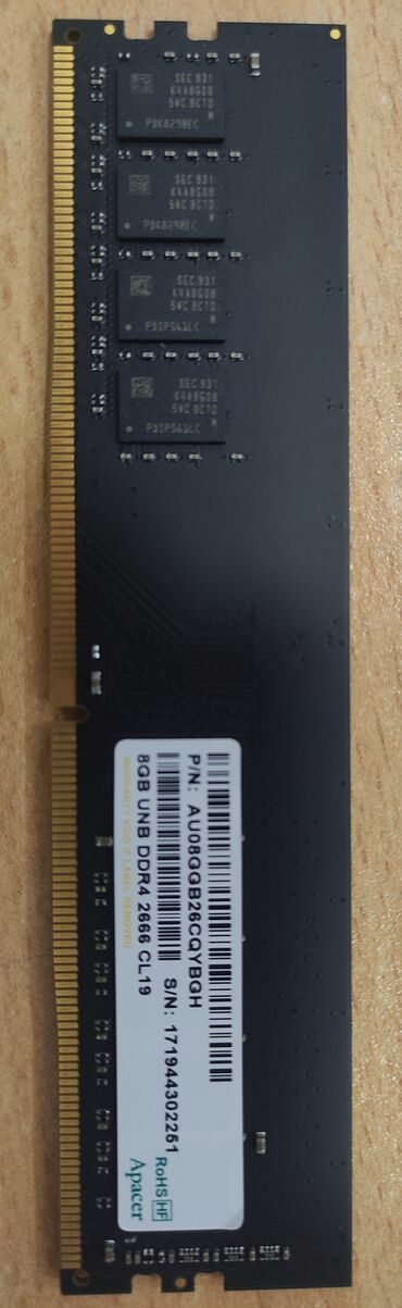 Elektronika: 8 GB RAM - DDR4 - 2666 CL19


APACER
