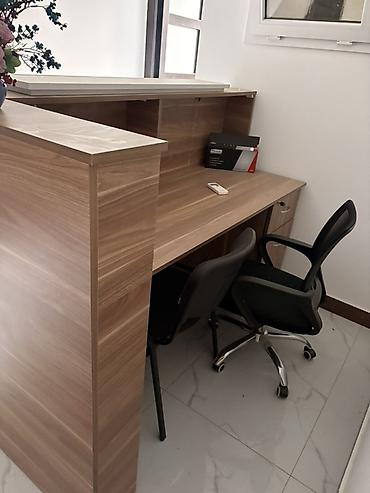 ofis oturacaq: Ofis resepsiyon masası - Material: Laminat/MDFlam - Dizayn — 4