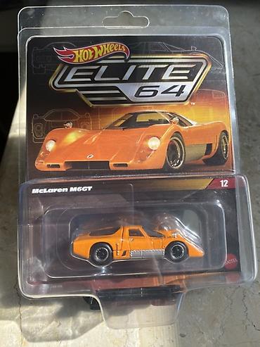 İncəsənət və kolleksiyalar: Hot Wheels Elite 64 – McLaren M6GT - Brend: Hot Wheels (Mattel) - — 2