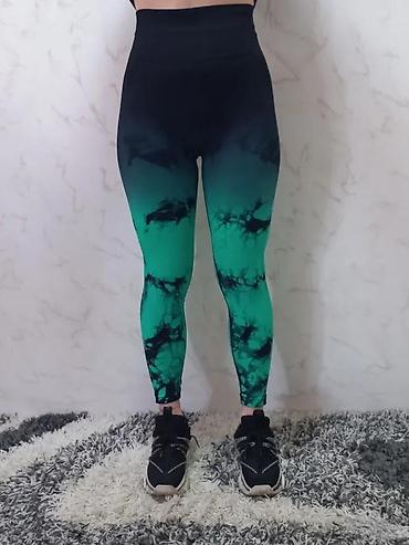 Helanke, biciklistički šortsevi: Ženske sportske helanke visokog struka - Model: duge helanke sa — 5