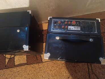 акустические системы 1.0 с сабвуфером: Портативная акустическая система с микшер‑усилителем и MP3‑плеером -