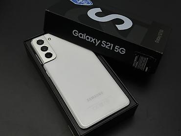 Samsung: Samsung Galaxy S21 5G, Б/у, 128 ГБ, цвет - Белый, 2 SIM — 2