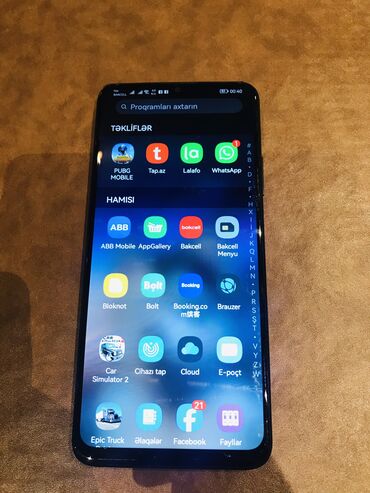 maşın üçün telefon: Huawei Nova Y70, 128 GB, rəng - Qara, Sensor, Barmaq izi, İki sim kartlı