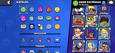 şam diskler: Brawl Stars oyunu üçün hesab - Kupa yolu: 20,213 - Prestij: 2 - Hesab — 2