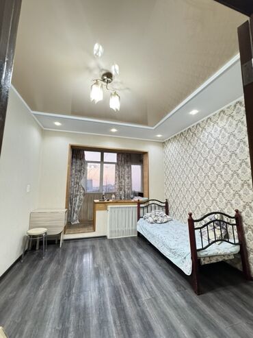 долгосрочная аренда ош квартир: 2 комнаты, 1 м², 106 серия улучшенная, 9 этаж, Евроремонт