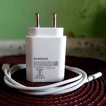 Samsung A70 şəbəkə adapteri və USB-C kabeli - Brend/model: Samsung