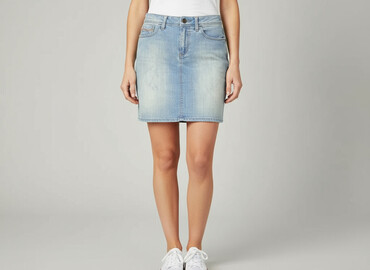 spódnice jeans czarne: Big Star, Women`s skirt, size S