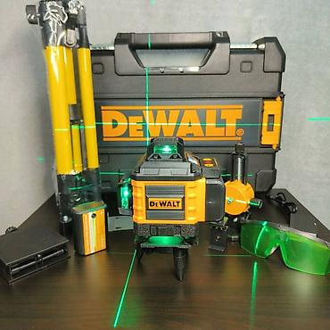 Лазерный нивелир DEWALT с зелёным лучом — комплект для точной разметки