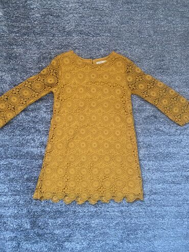 haljine od čipke: Zara, Midi, Dug rukav, 128-134