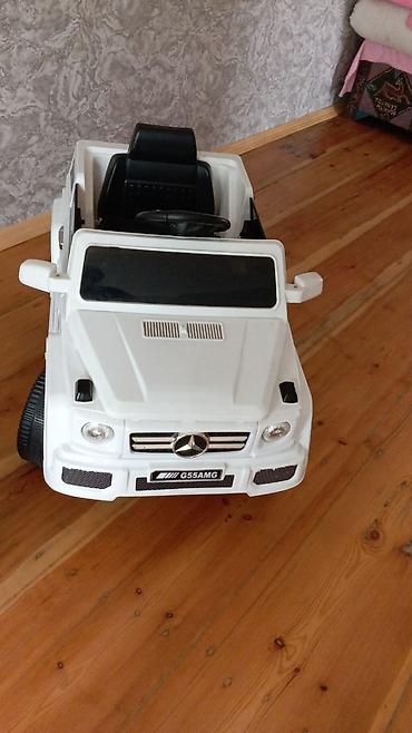 Детские электрокары: Uşaq üçün elektrikli minik maşını – ağ rəng, G-Class üslubunda (G55 — 2