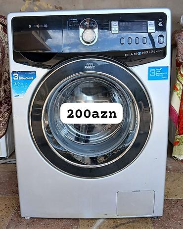 Məişət texnikası: Samsung Diamond Eco Bubble paltaryuyan maşın - Yükləmə həcmi: 7 kq - — 1