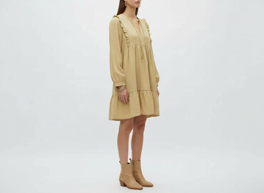 sukienki na wesele dla puszystych midi: Sukienka damska, rozmiar S