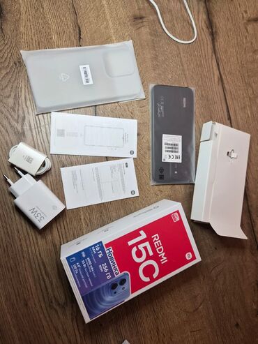 Redmi: Redmi 12C, 128 GB, rəng - Qara, Barmaq izi — 13