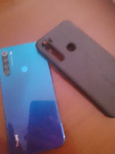 balaca telefonlar: Xiaomi Redmi Note 8, 64 GB, rəng - Bənövşəyi, 
 Barmaq izi, İki sim kartlı, Face ID