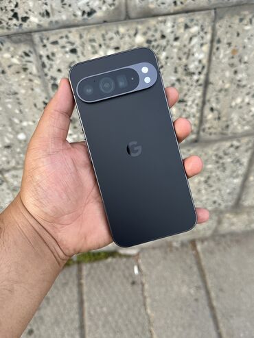 smartfony gugl neksus: Google Pixel 9 Pro XL, Б/у, 256 ГБ, цвет - Черный, 1 SIM, eSIM
